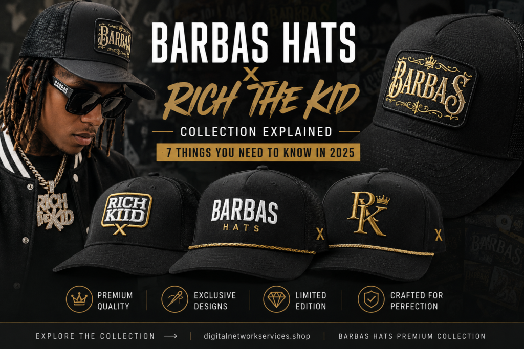 Barbas Hats x Rich The Kid premium hat collection 2025