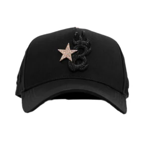 Barbas Hats B Star gorra premium negra con logotipo B Star